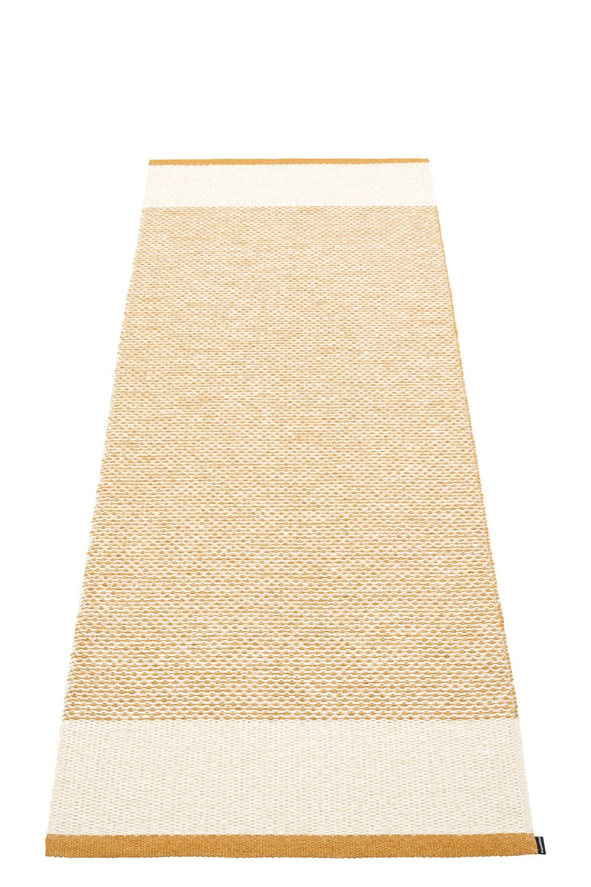 Pappelina-Teppich-Edit-Ochre Vanilla Beige Metallic