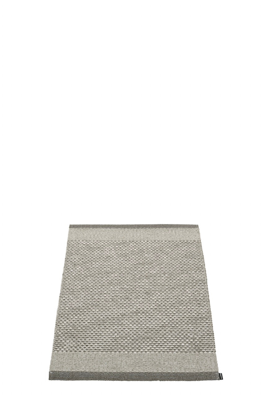 Pappelina-Teppich-Charcoal Warm Grey Stone Metallic