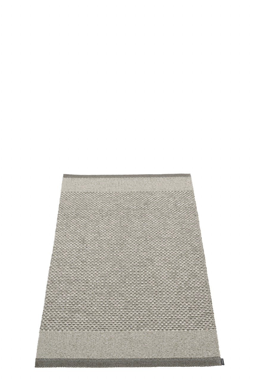 Pappelina-Teppich-Charcoal Warm Grey Stone Metallic