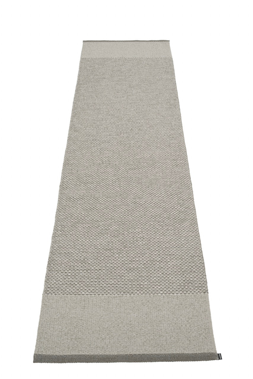 Pappelina-Teppich-Charcoal Warm Grey Stone Metallic