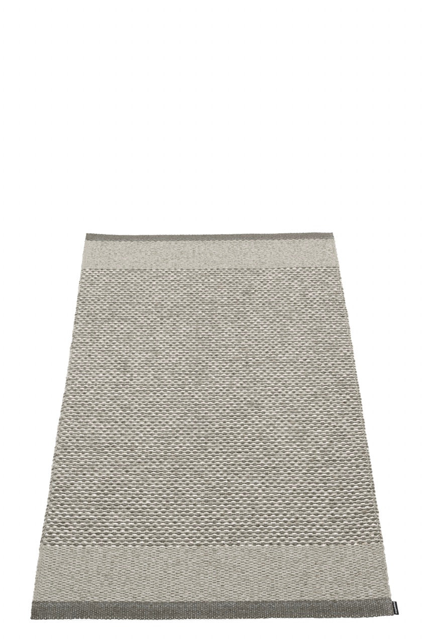 Pappelina-Teppich-Charcoal Warm Grey Stone Metallic