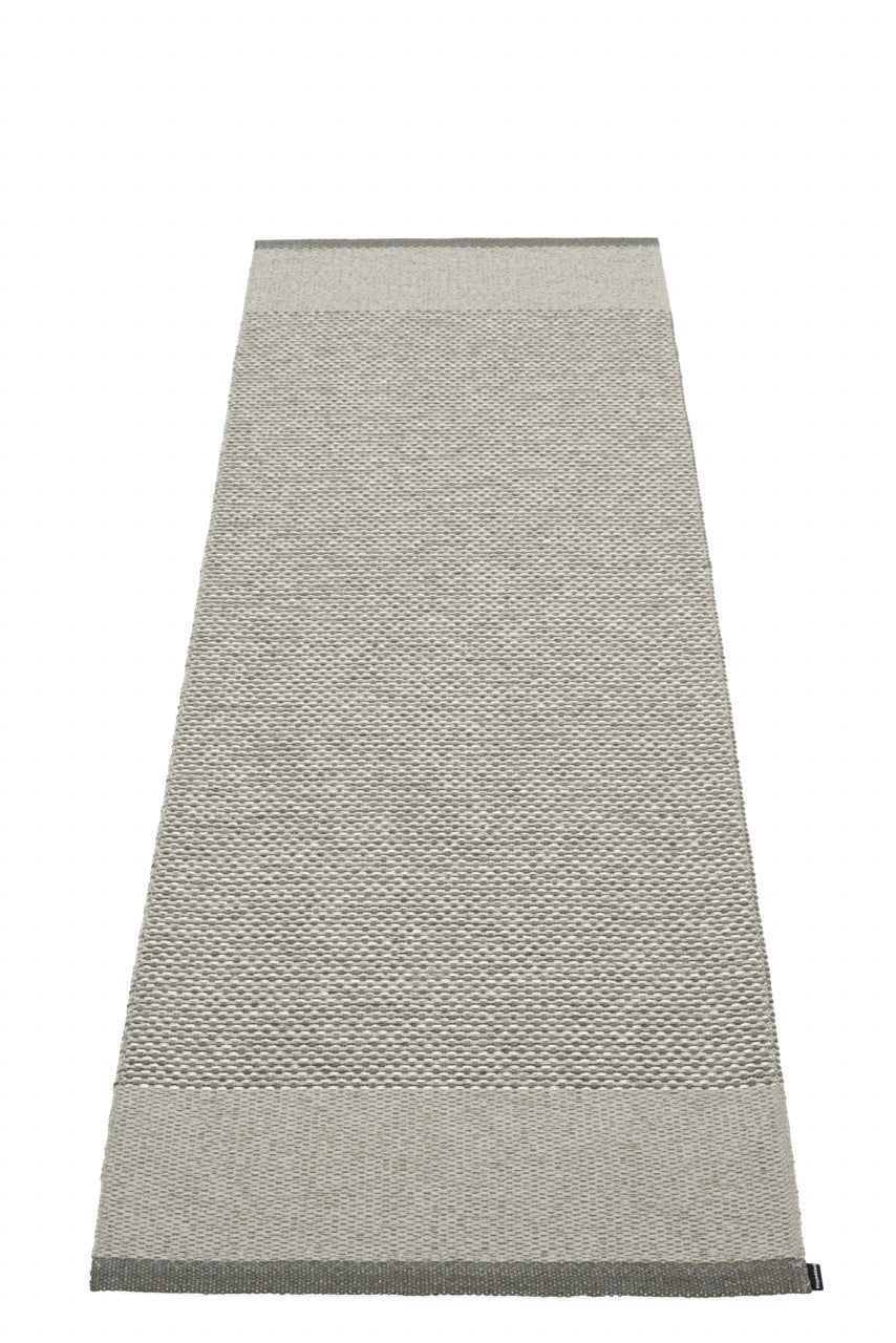 Pappelina-Teppich-Charcoal Warm Grey Stone Metallic