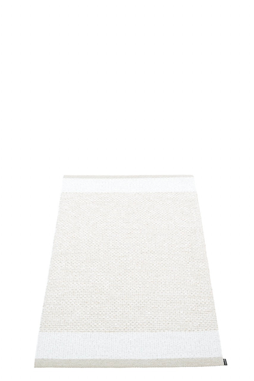 Pappelina-Edit-Teppich-Fossil Grey White White Metallic