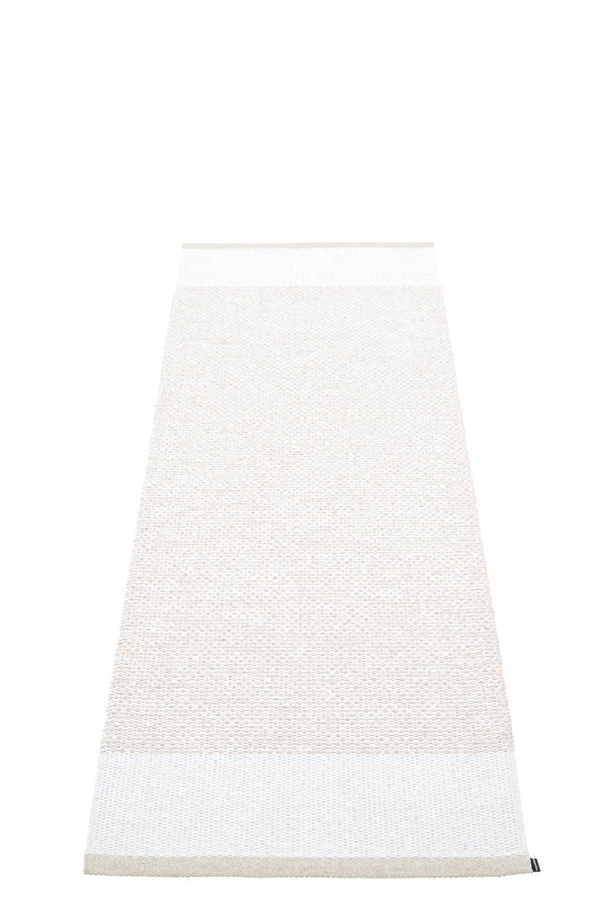 Pappelina-Edit-Teppich-Fossil Grey White White Metallic