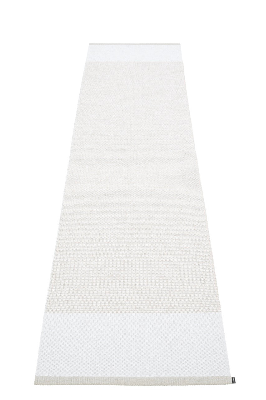 Pappelina-Edit-Teppich-Fossil Grey White White Metallic