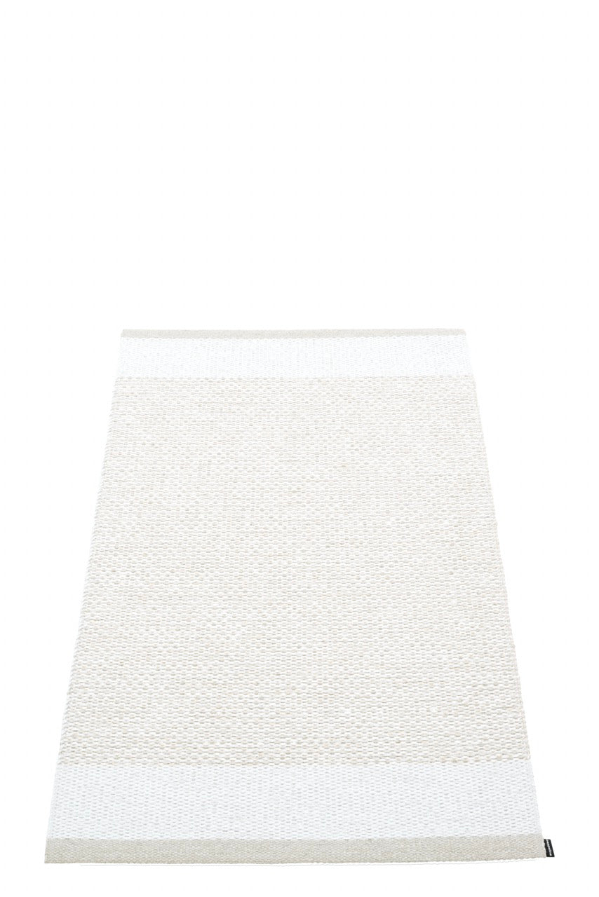 Pappelina-Edit-Teppich-Fossil Grey White White Metallic