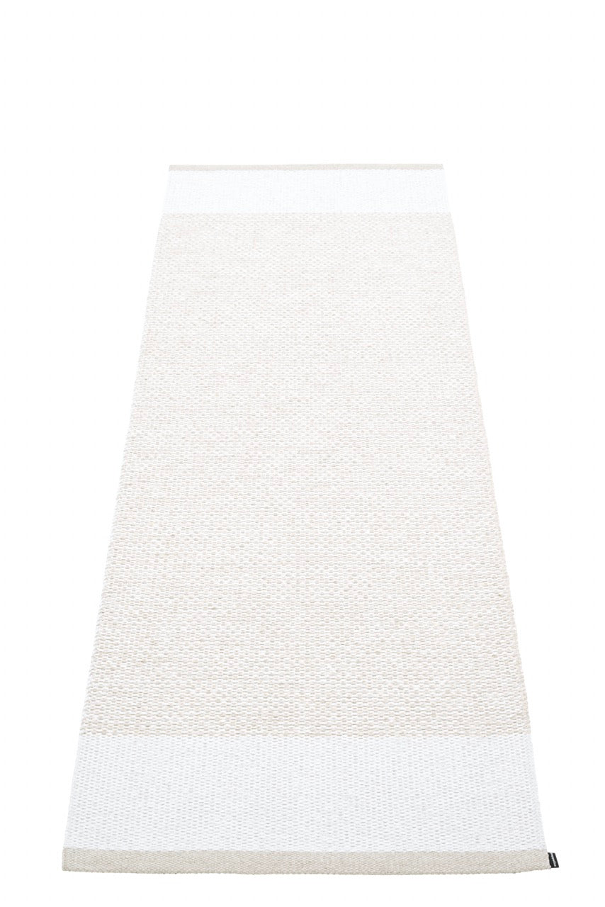 Pappelina-Edit-Teppich-Fossil Grey White White Metallic