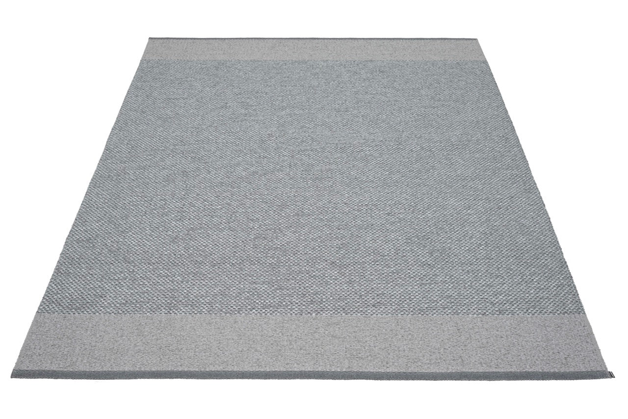 Pappelina-Teppich-Edit-Granit Grey Grey Metallic