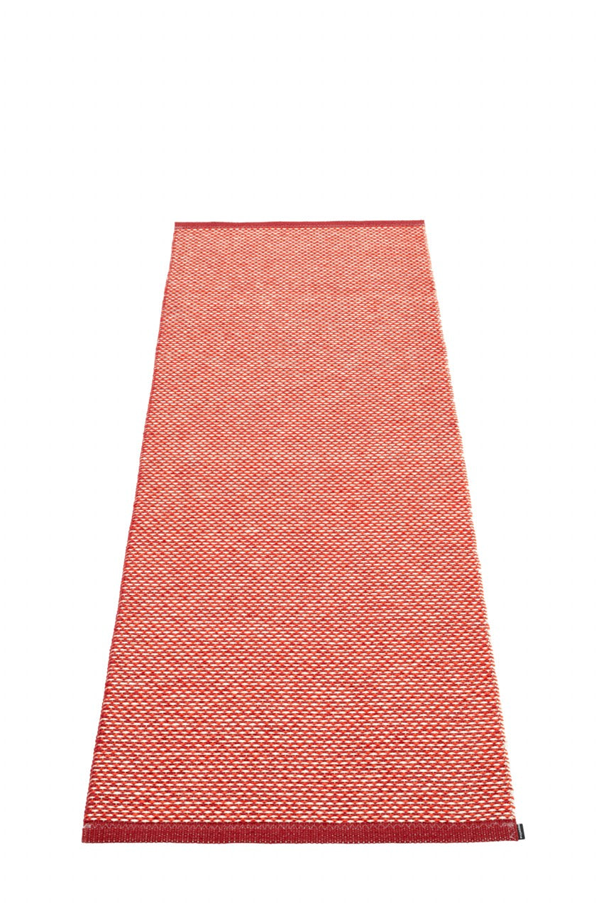 Pappelina-Effi-Teppich-Dark Red Coral Red Vanilla