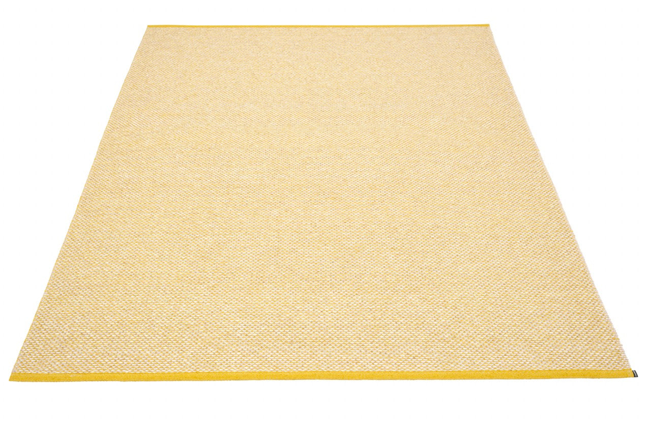 Pappelina-Teppich-Effi-Mustard Pale Rose Vanilla