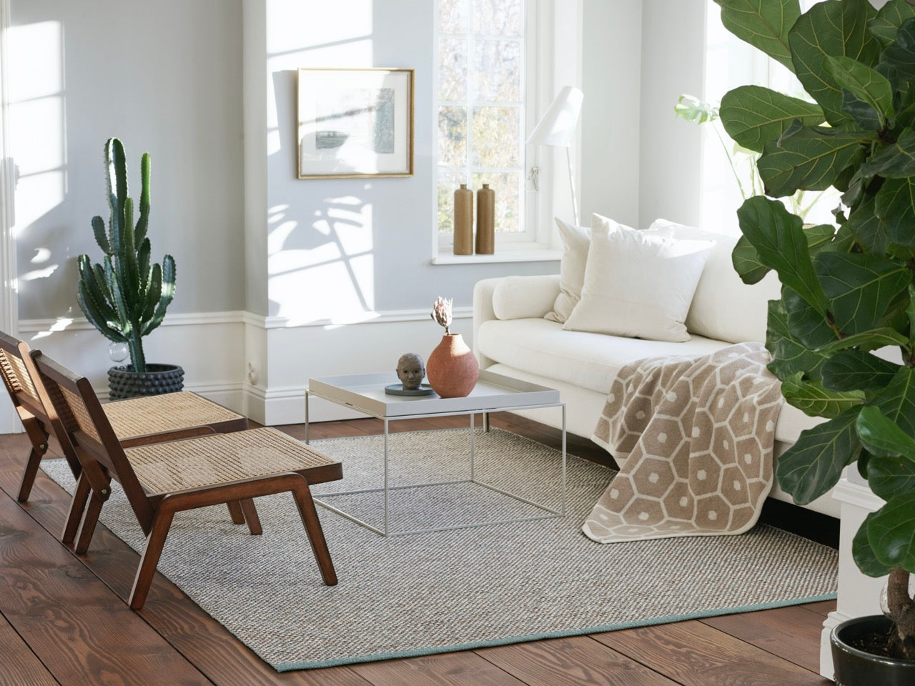 Pappelina-Effi-Teppich-Haze Rust Vanilla