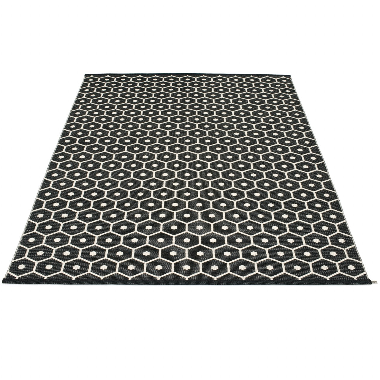 Tapis Pappelina Miel Noir Vanille