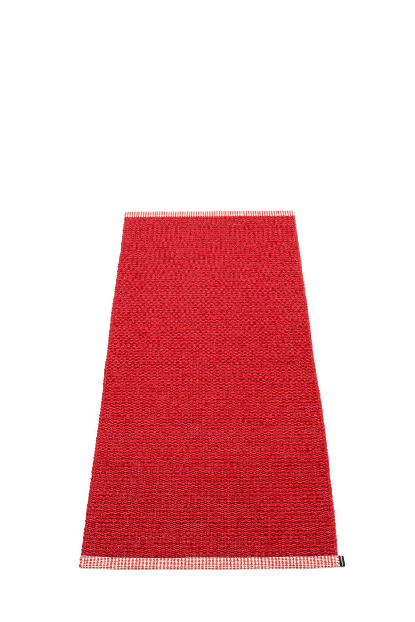 Pappelina-Teppich-Mono-dark red-red
