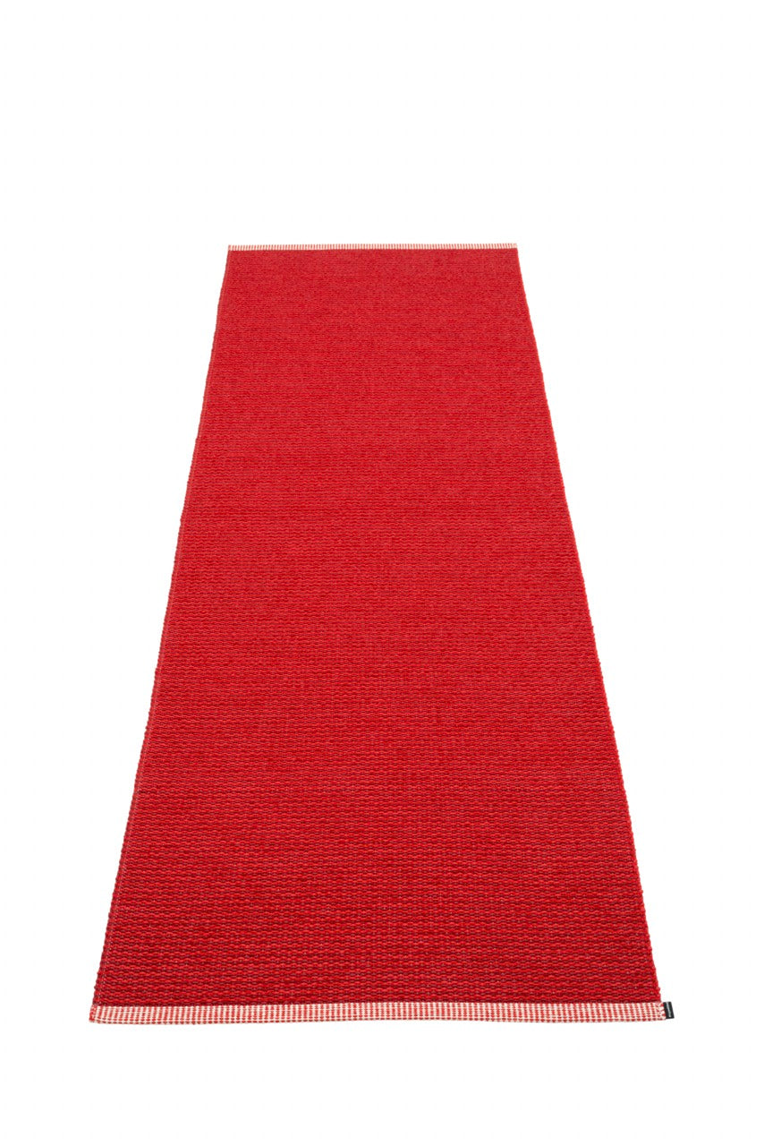 Pappelina-Teppich-Mono-dark red-red