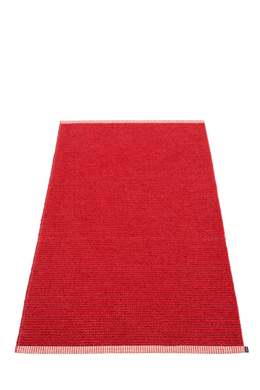 Pappelina-Teppich-Mono-dark red-red