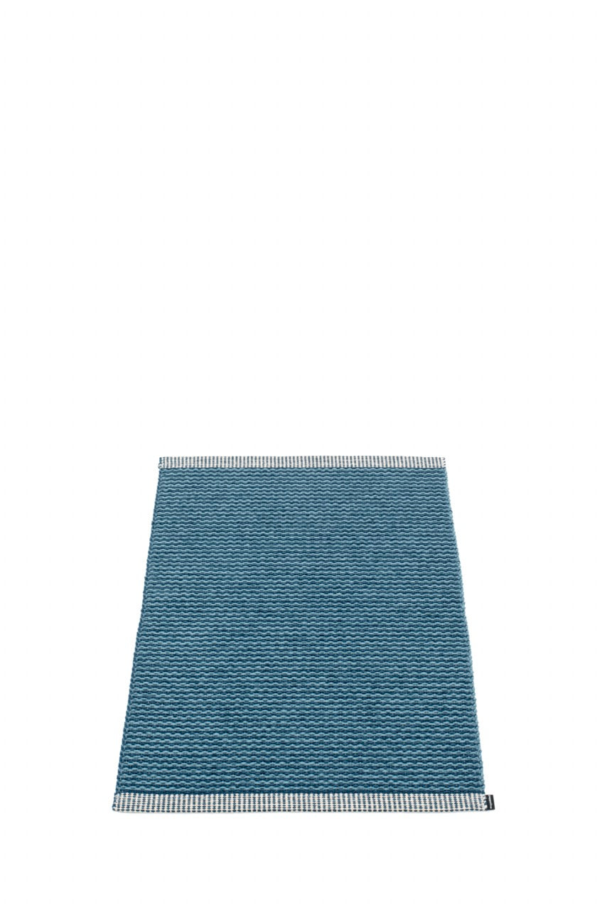 Pappelina-Teppich-Mono-Ocean Blue-Dove Blue