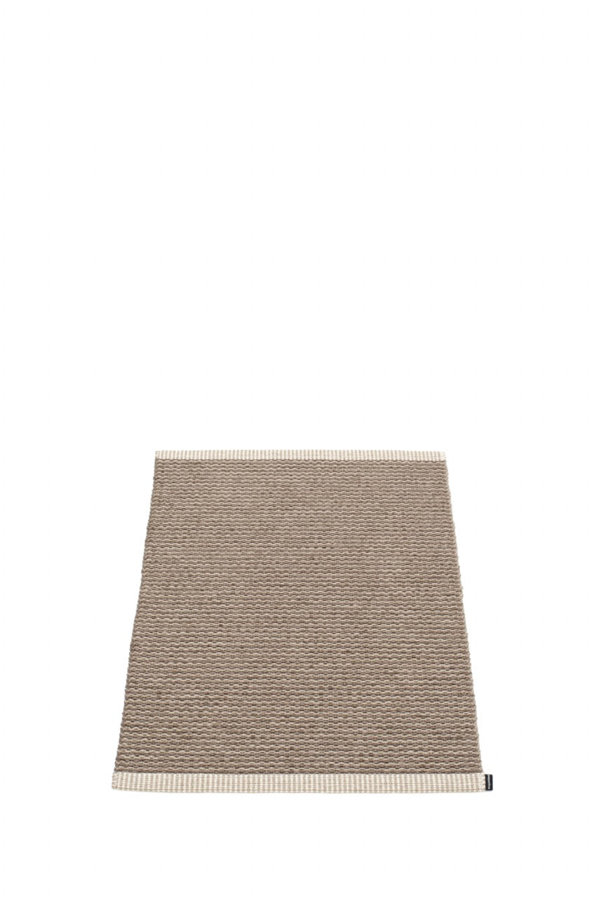 Pappelina-Teppich-Mono-dark mud-mud