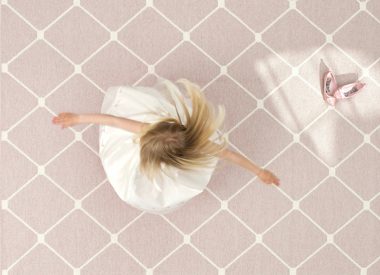 Tapis Pappelina Regina Pale Rose - Vanille