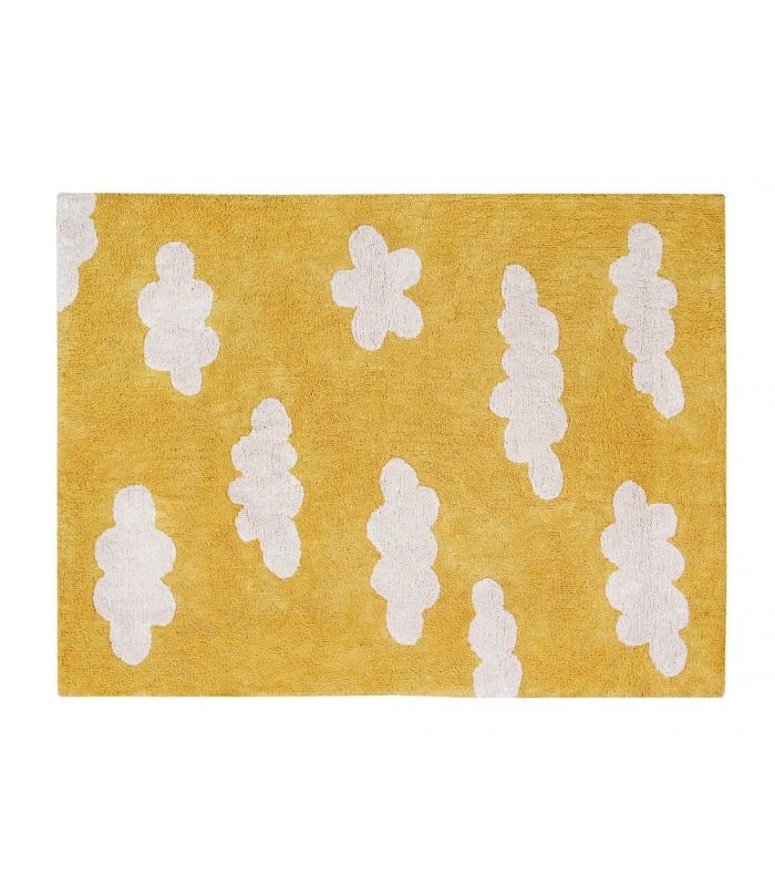 Lorena Canals waschbarer Teppich Clouds Mustard, 120 x 160cm