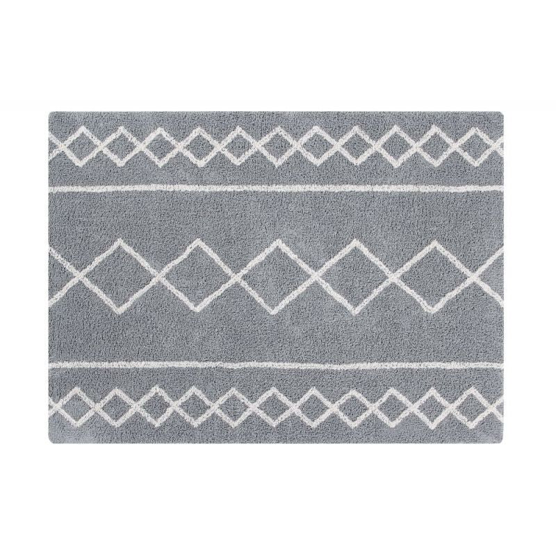 Lorena Canals waschbarer Teppich BACK TO BASICS: Oasis Natural - Grey, 120 x 160cm