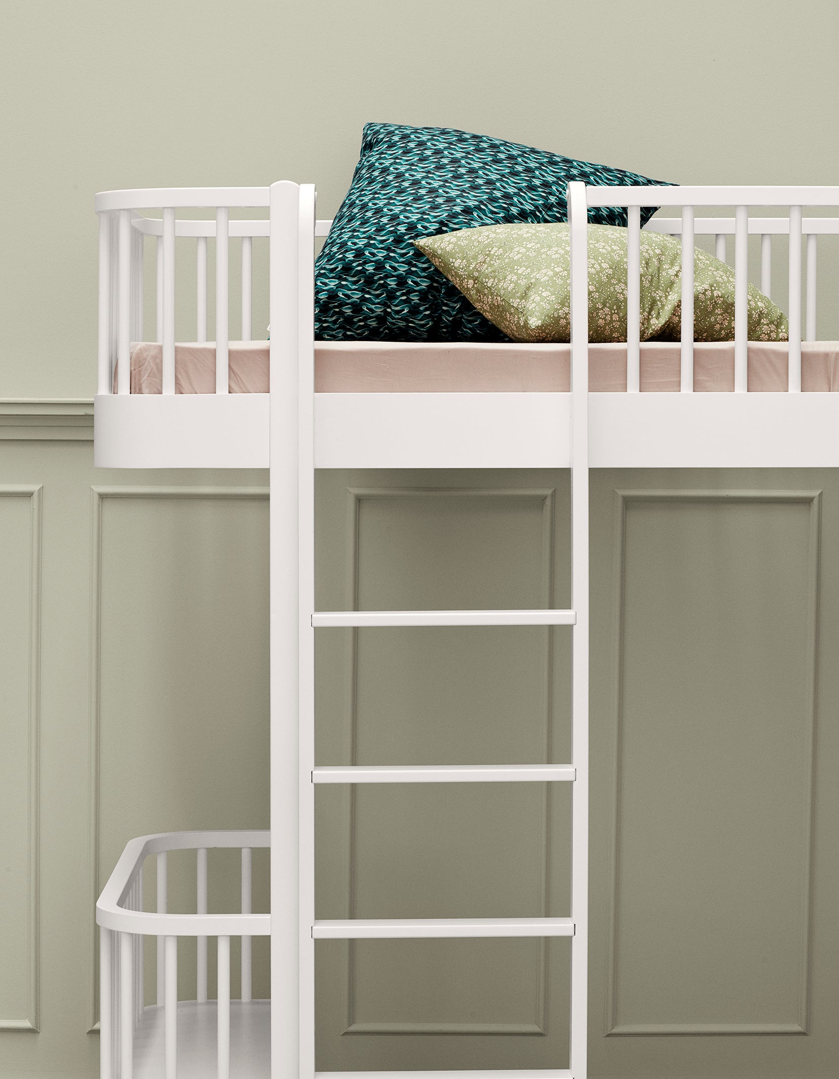 Oliver Furniture Wood Original loft bed, 90 x 200 cm, white
