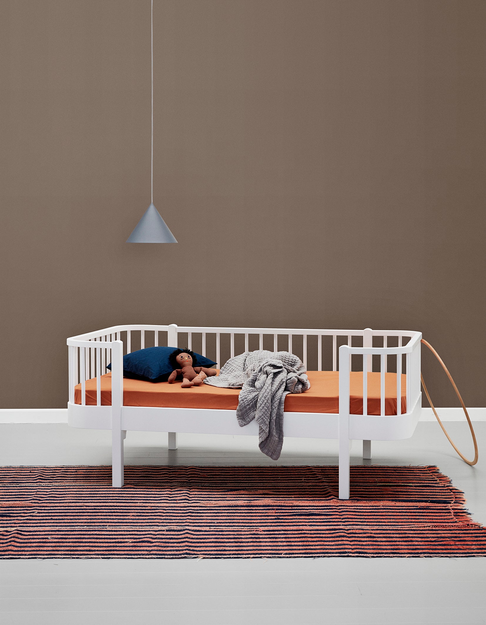 Oliver Furniture Wood Original Junior sofa bed, 90 x 160cm, white