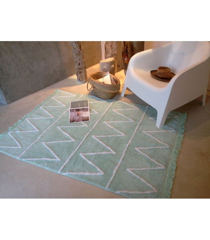 Lorena Canals washable rug Hippy Mint, 120 x 160cm