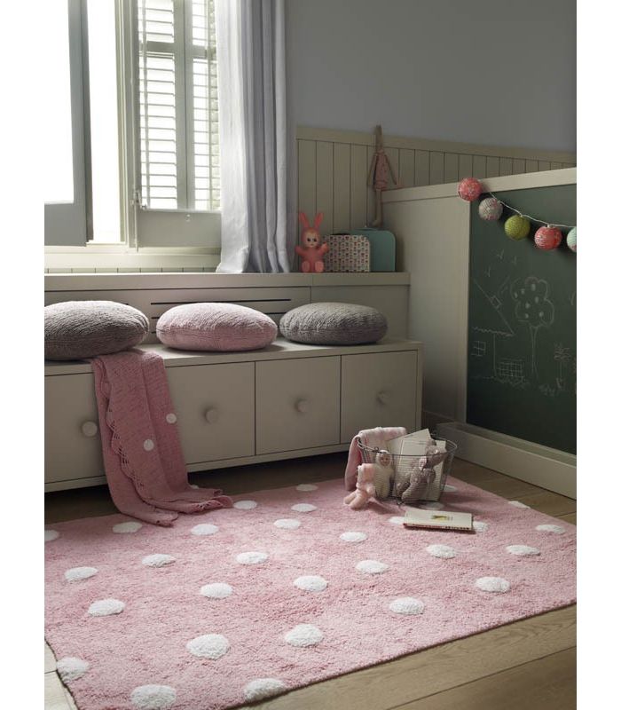 Lorena Canals waschbarer Teppich Topos Pink, 120 x 160cm