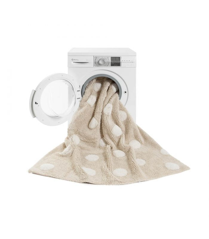 Lorena Canals washable rug Topos beige, 120 x 160cm