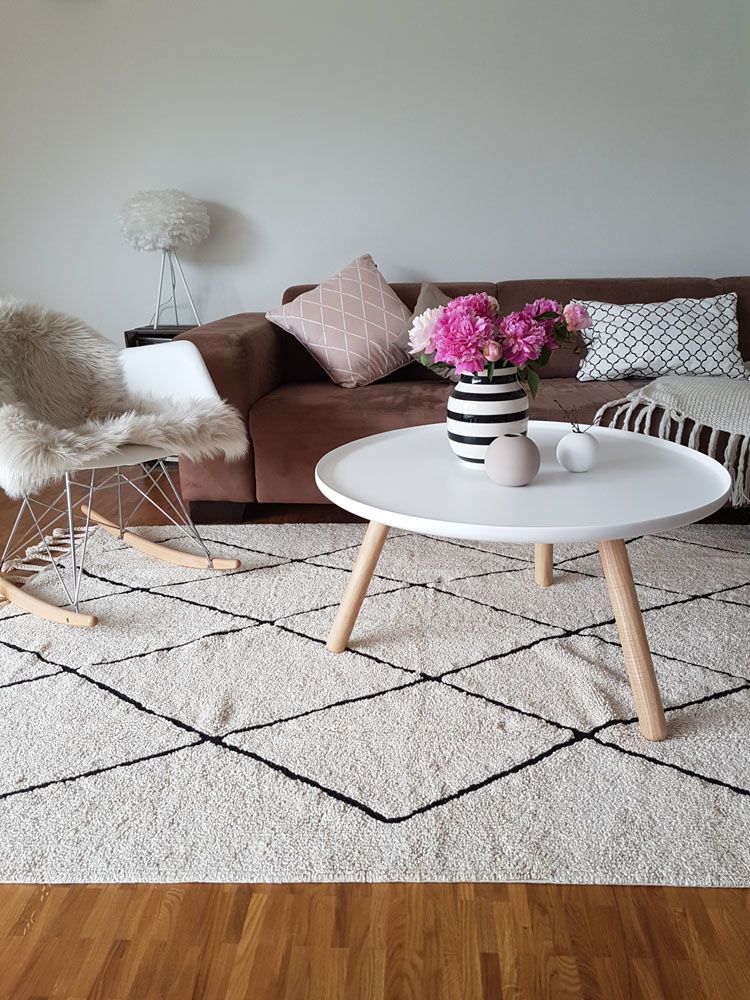 Lorena Canals waschbarer Teppich Bereber Beige, 140 x 200cm