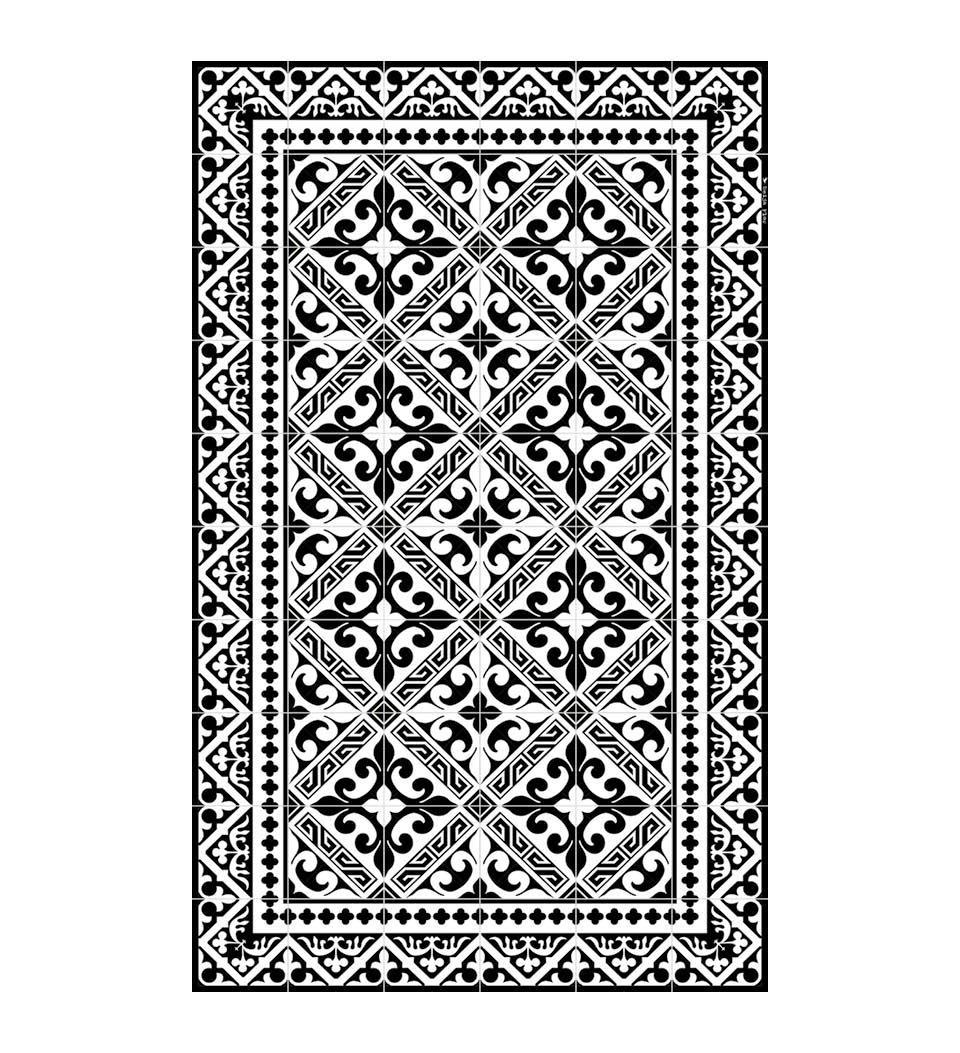 Beija-Flor-Flor-de-lis-black-and-white