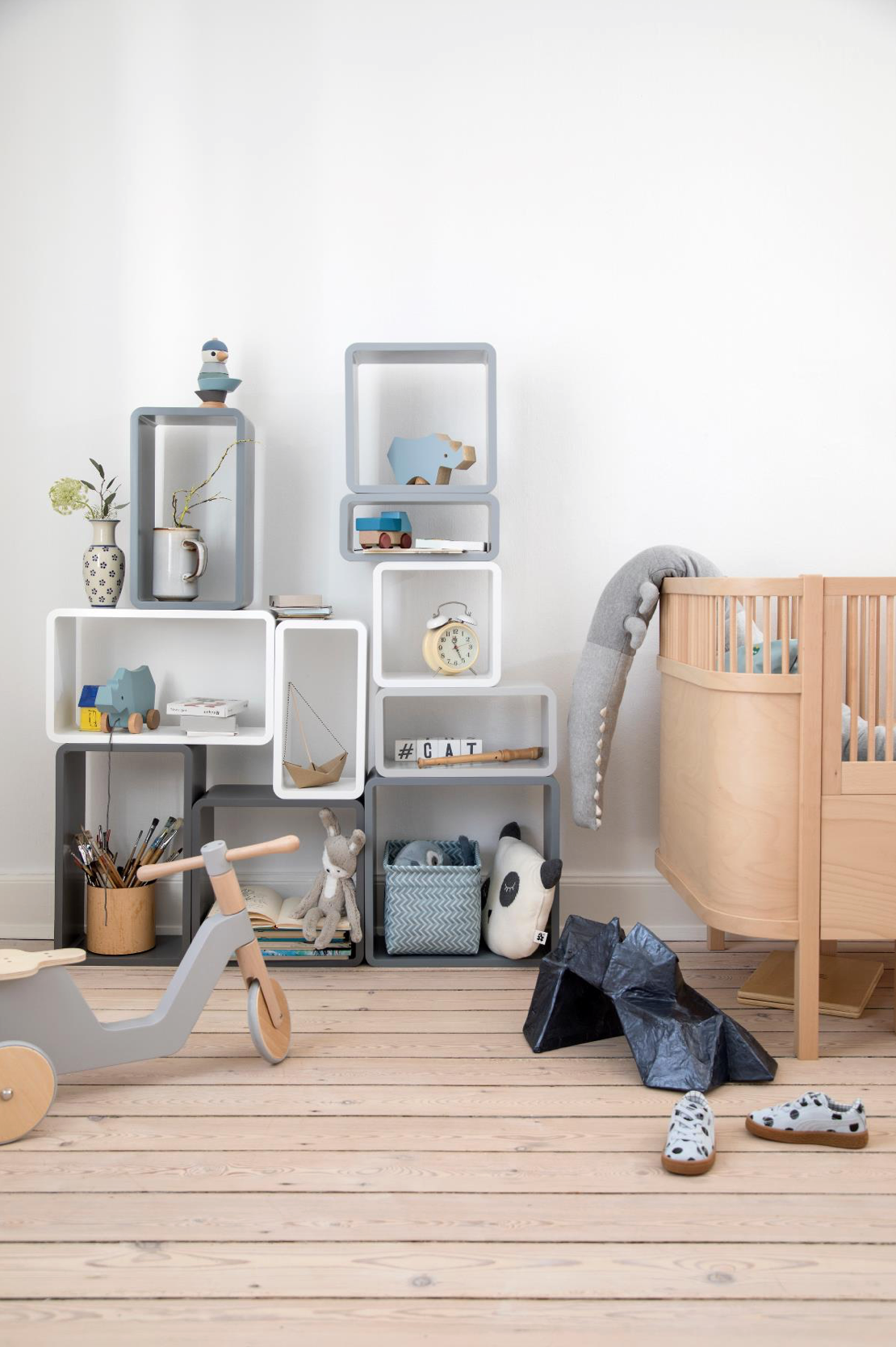 Sebra Baby- und Kinderbett Wooden Edition