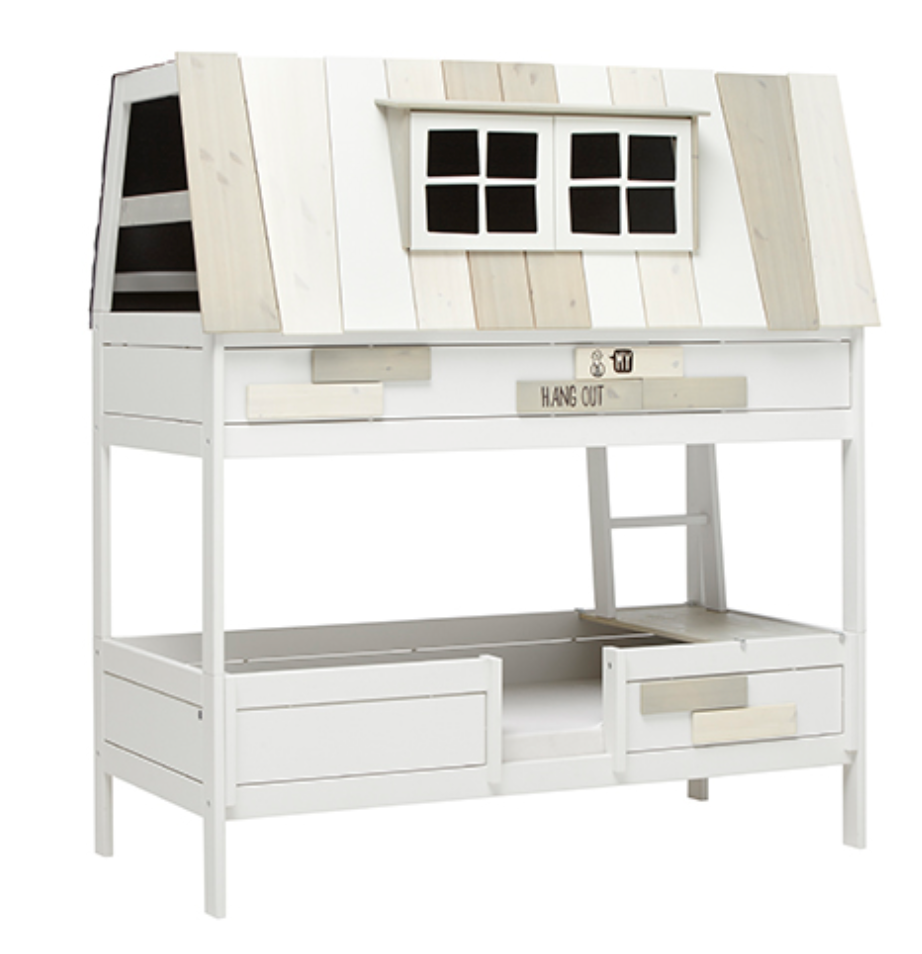 Lifetime Kidsrooms basic bed with backrest, 90 x 200 cm