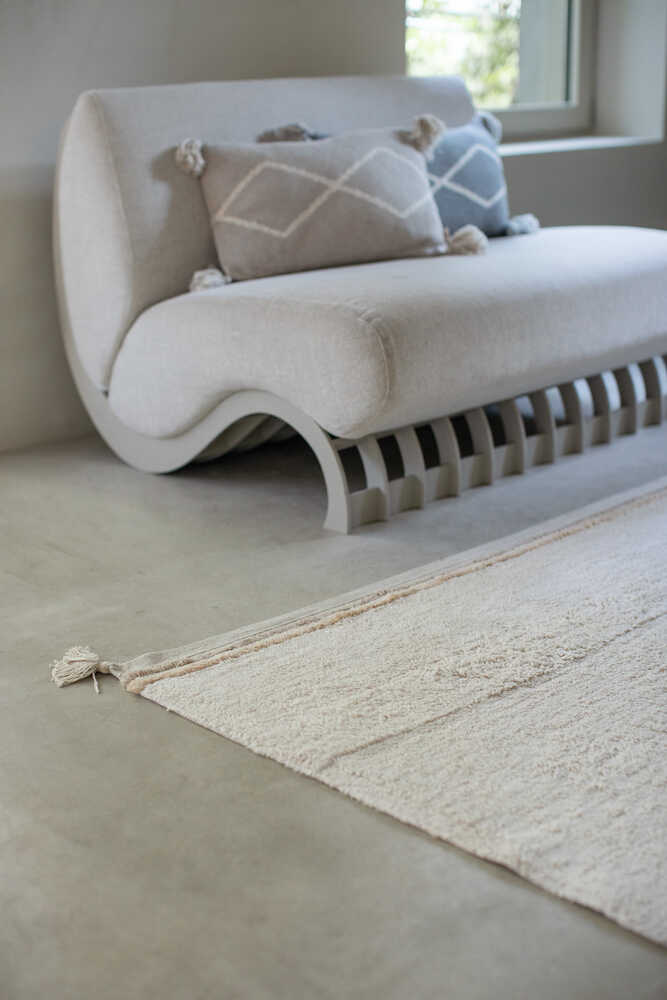 Lorena Canals washable rug Bloom Natural, five sizes