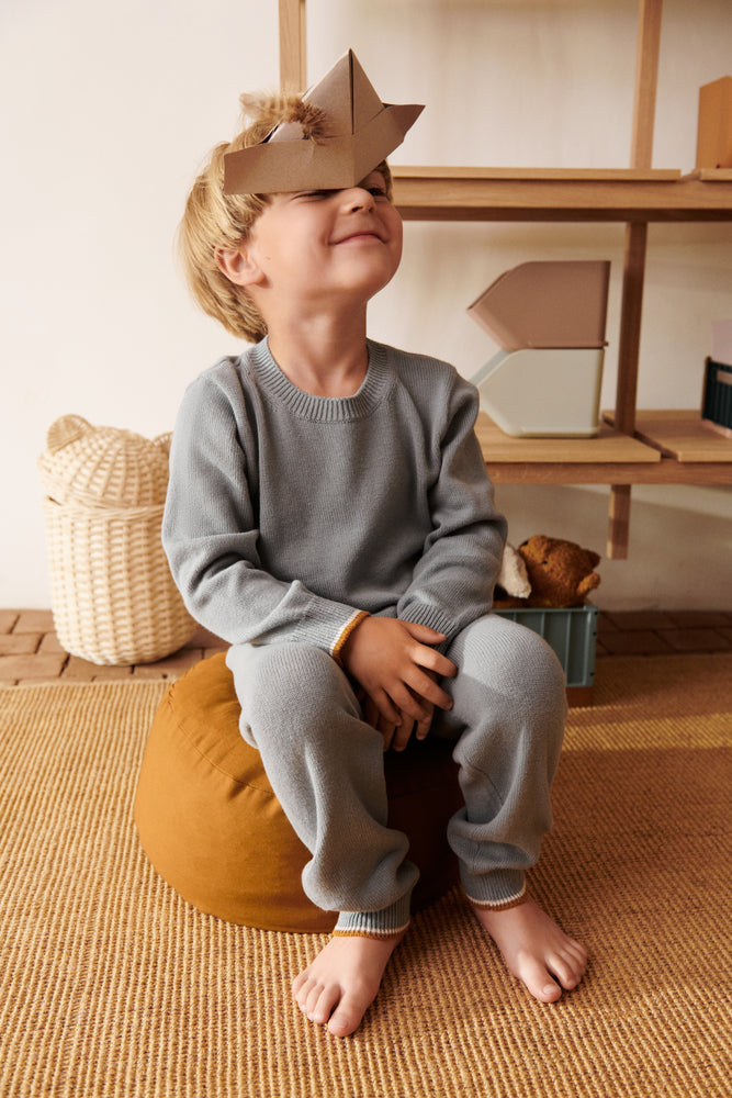 Liewood Kana Basket - panier de rangement ours en rotin