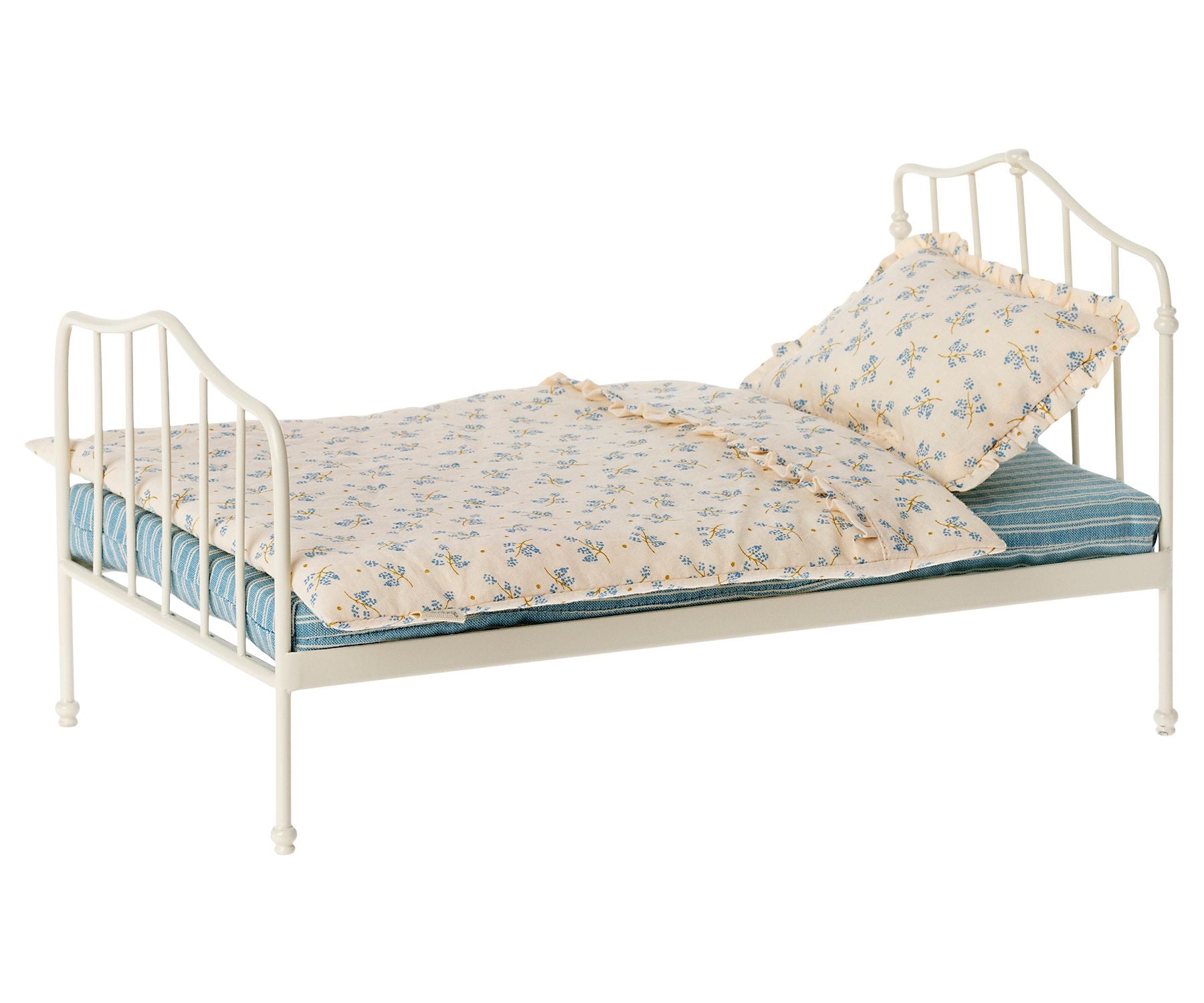 Maileg-Miniatur-Bett-Mini-blau