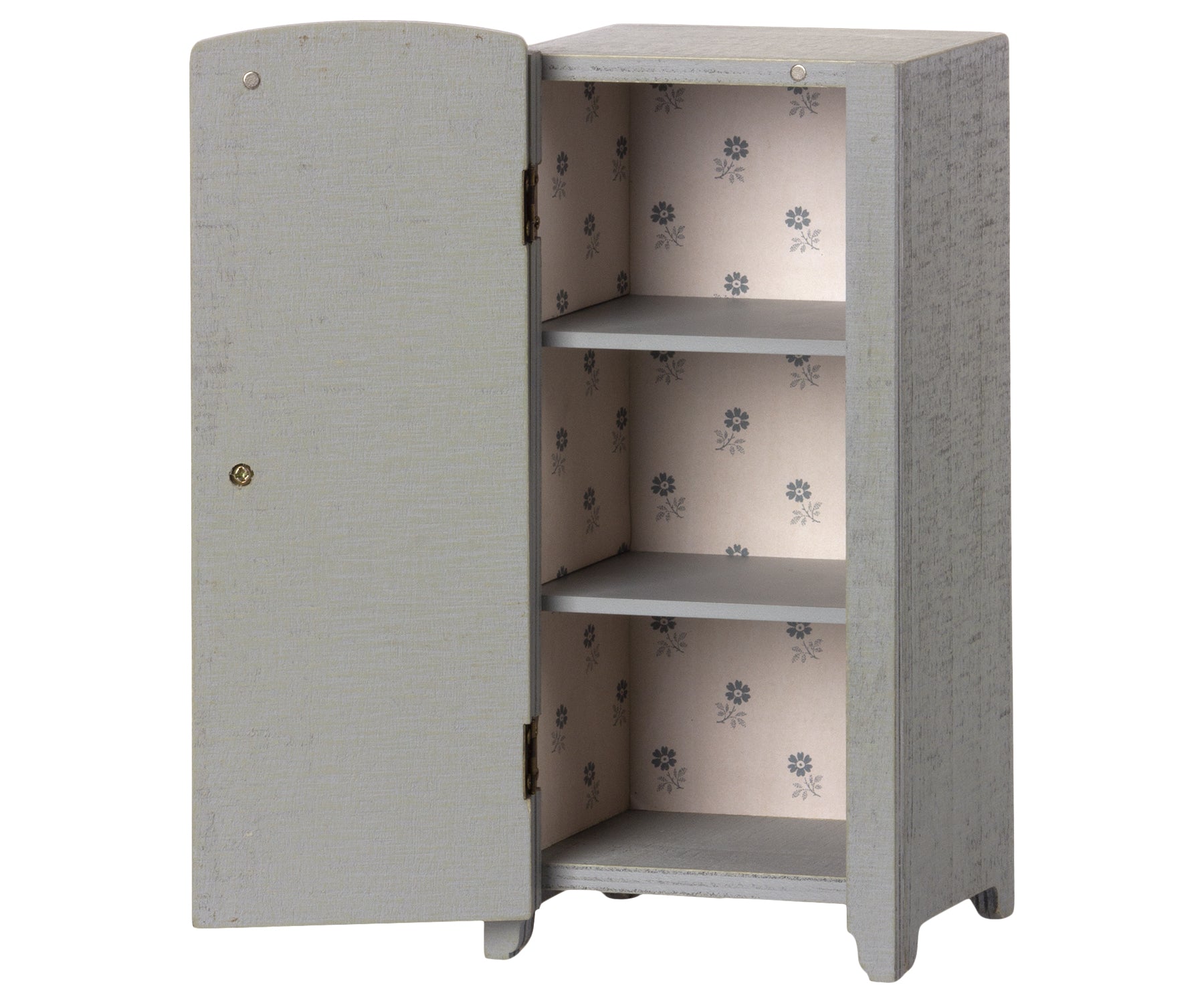 Maileg-Miniatur-Schrank-grau-mint