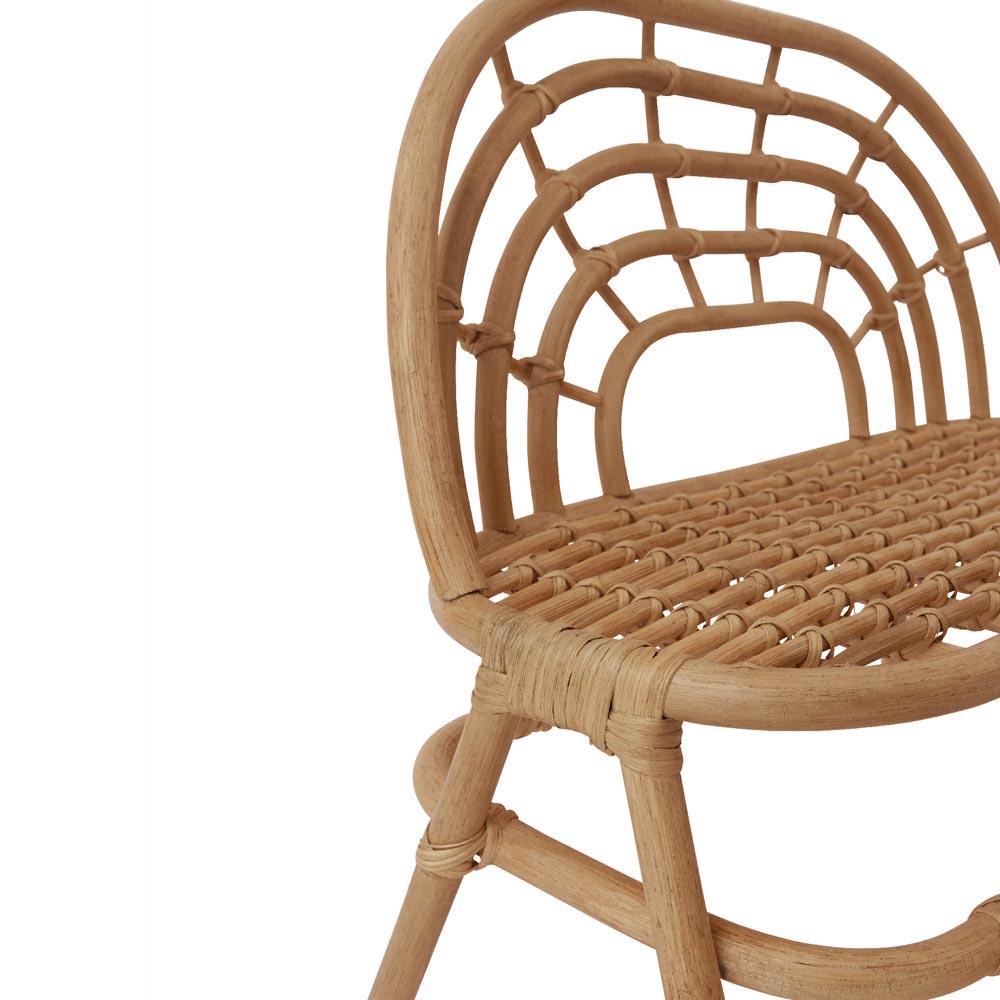 OyOy rattan bench for children Mini Rainbow