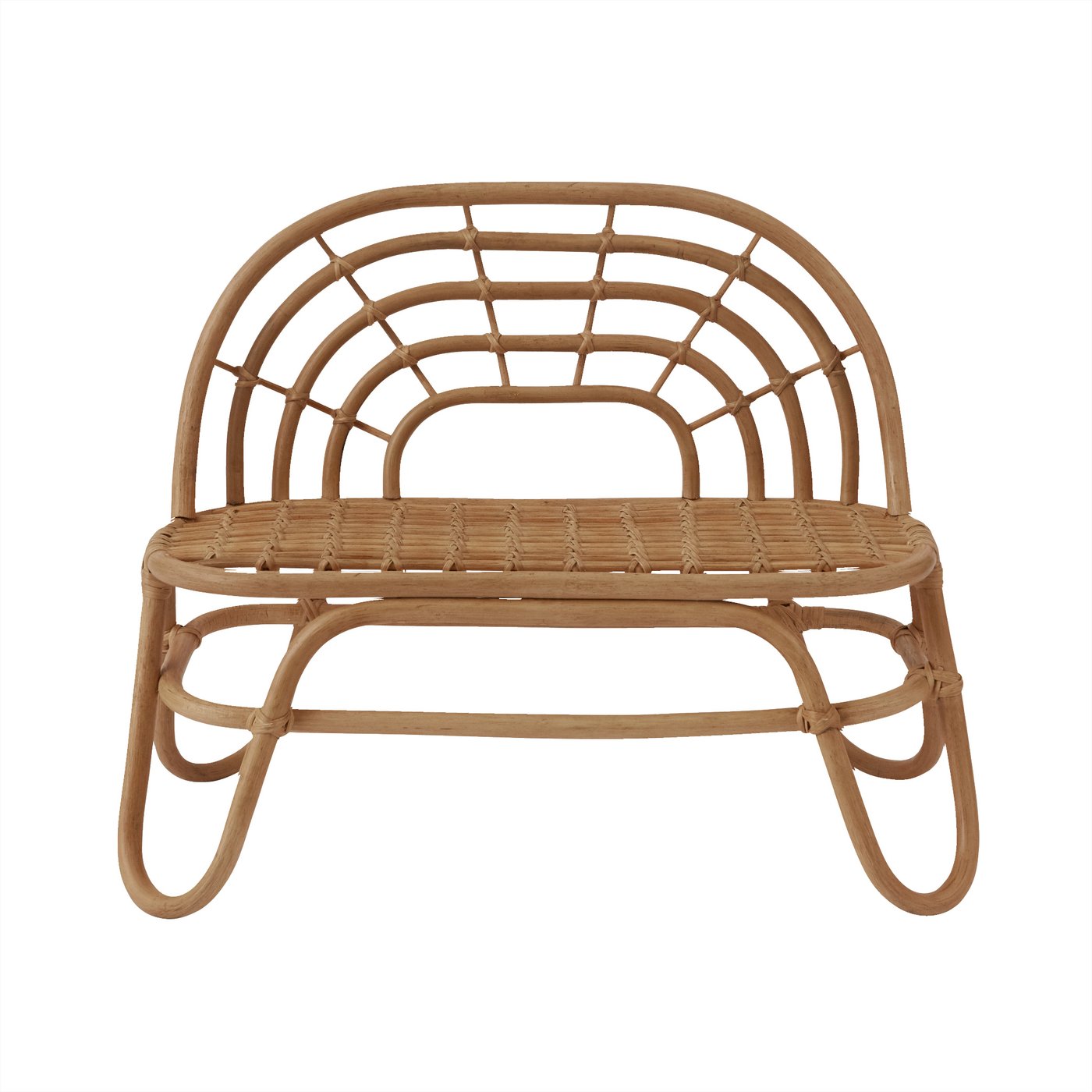 OyOy rattan bench for children Mini Rainbow