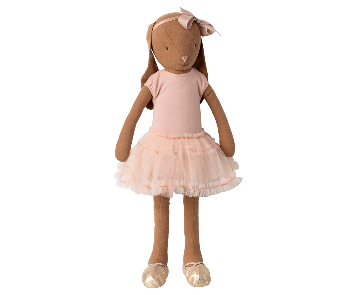 Maileg-Bunny-Size-3-chocolate-brown-ballet-suit-and-skirt-rose-16-5306-00