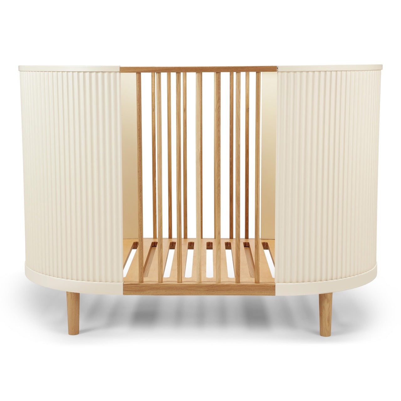 KAS Kopenhagen-Babycot-cotbed-Babybett-Kai-creme-Eiche-kbc001