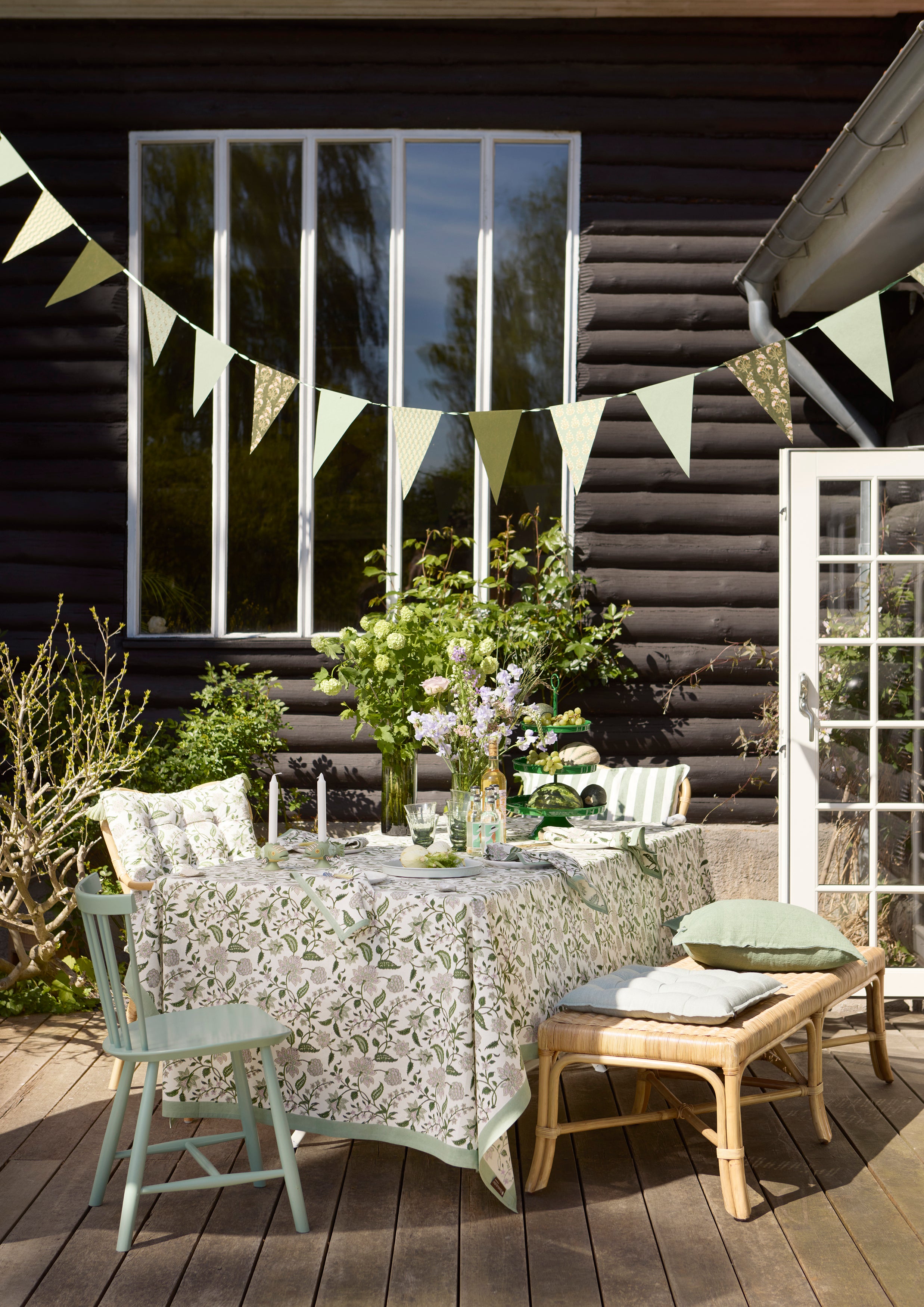 Bungalow-Denmark-Sitzkissen-45x45cm-Roma-Basil-CSE45ROM385