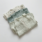 Cam Cam Copenhagen Musselin Schlafsack, green leaves