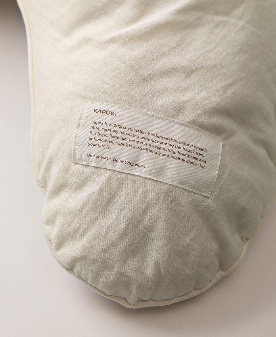Coussin d'allaitement Dear April avec longs rubans Fleurs d'été