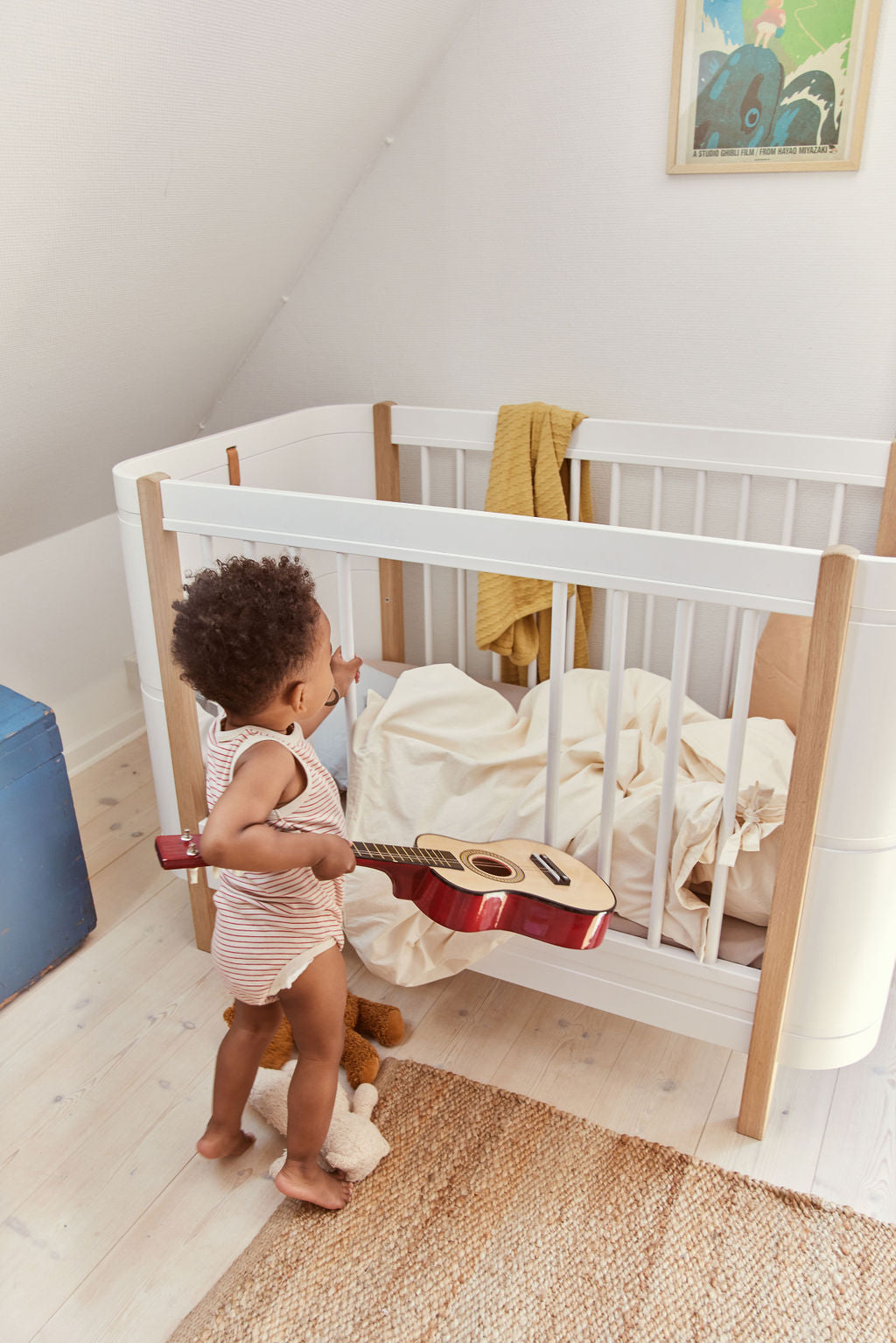 Drap housse Dear April Mini+ lit bébé et junior Pure Nature