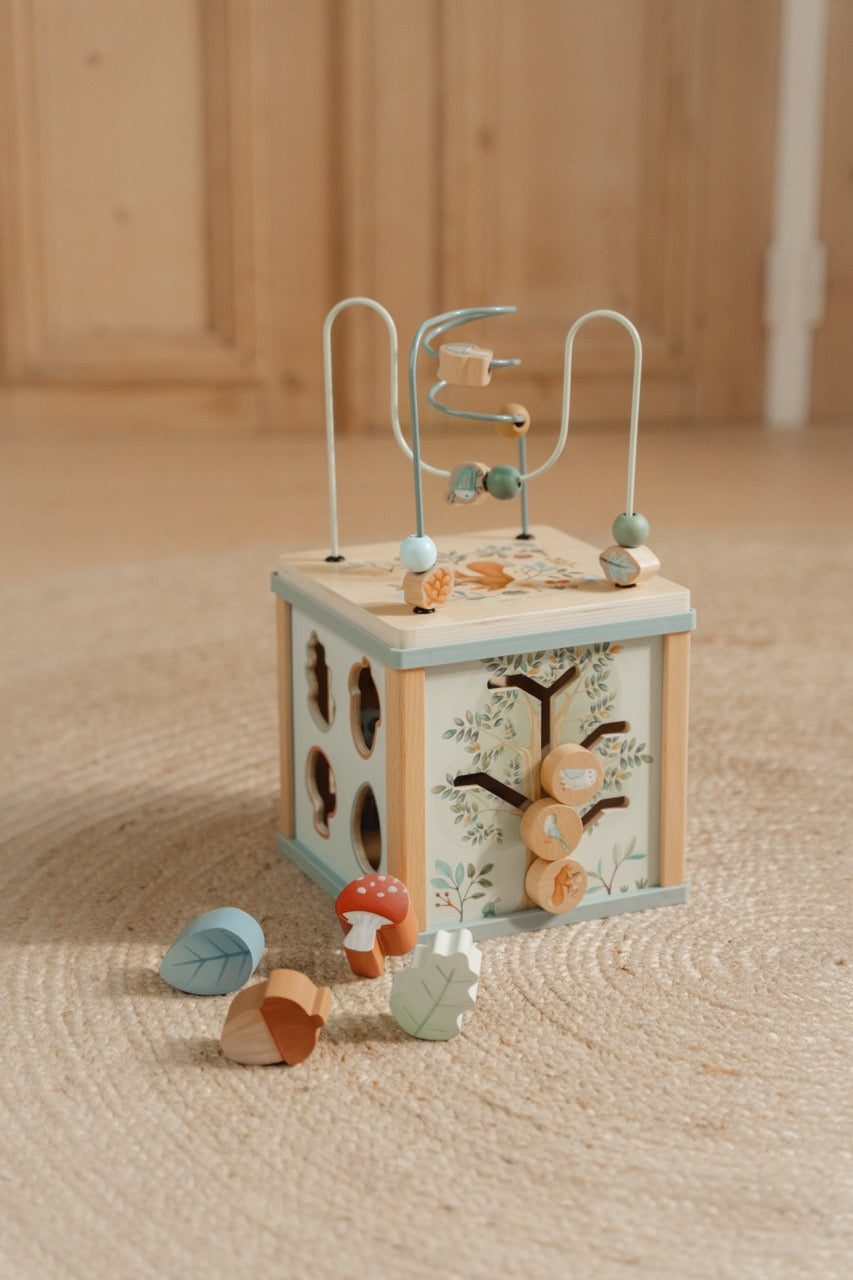Little-Dutch-Holz-Aktivitäten-Würfel-Forest-Friends-FSC-LD7231