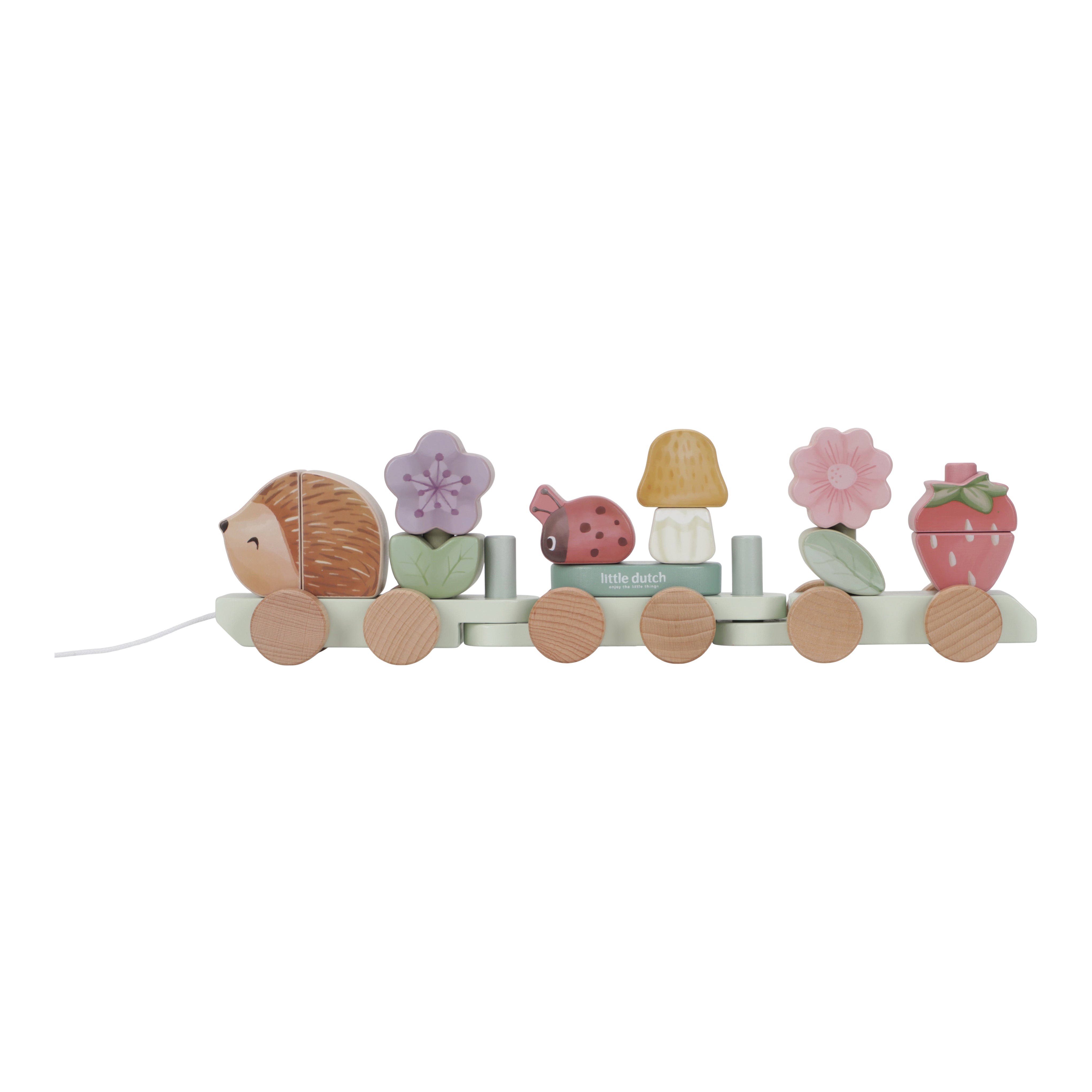 Little-Dutch-Eisenbahn-mit-Steckformen-Igel-Fairy-Garden-LD7335