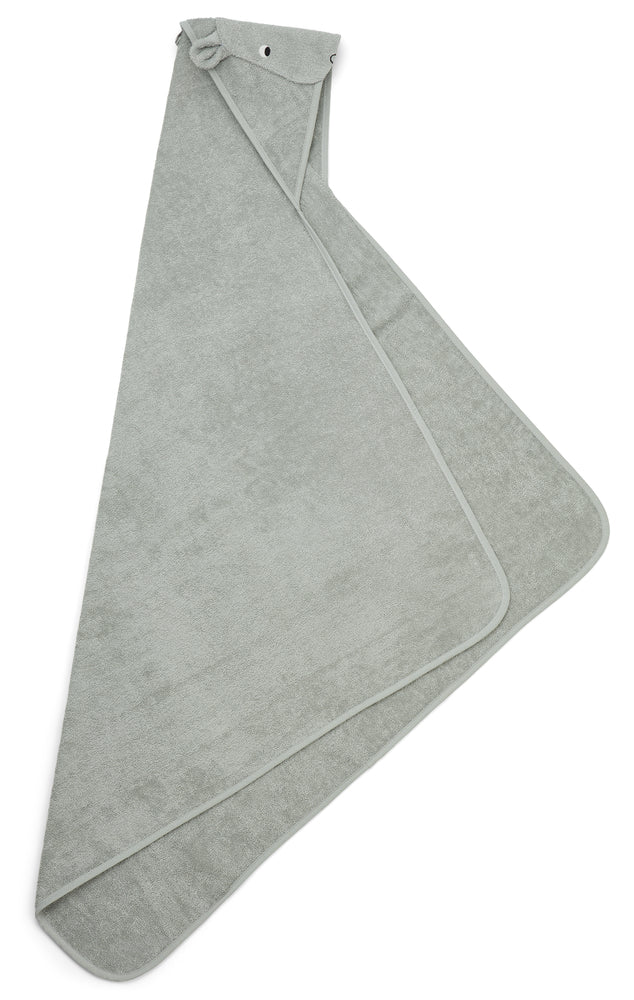 Liewood-Augusta-Hooded-Towel-Hippo-dove-blue