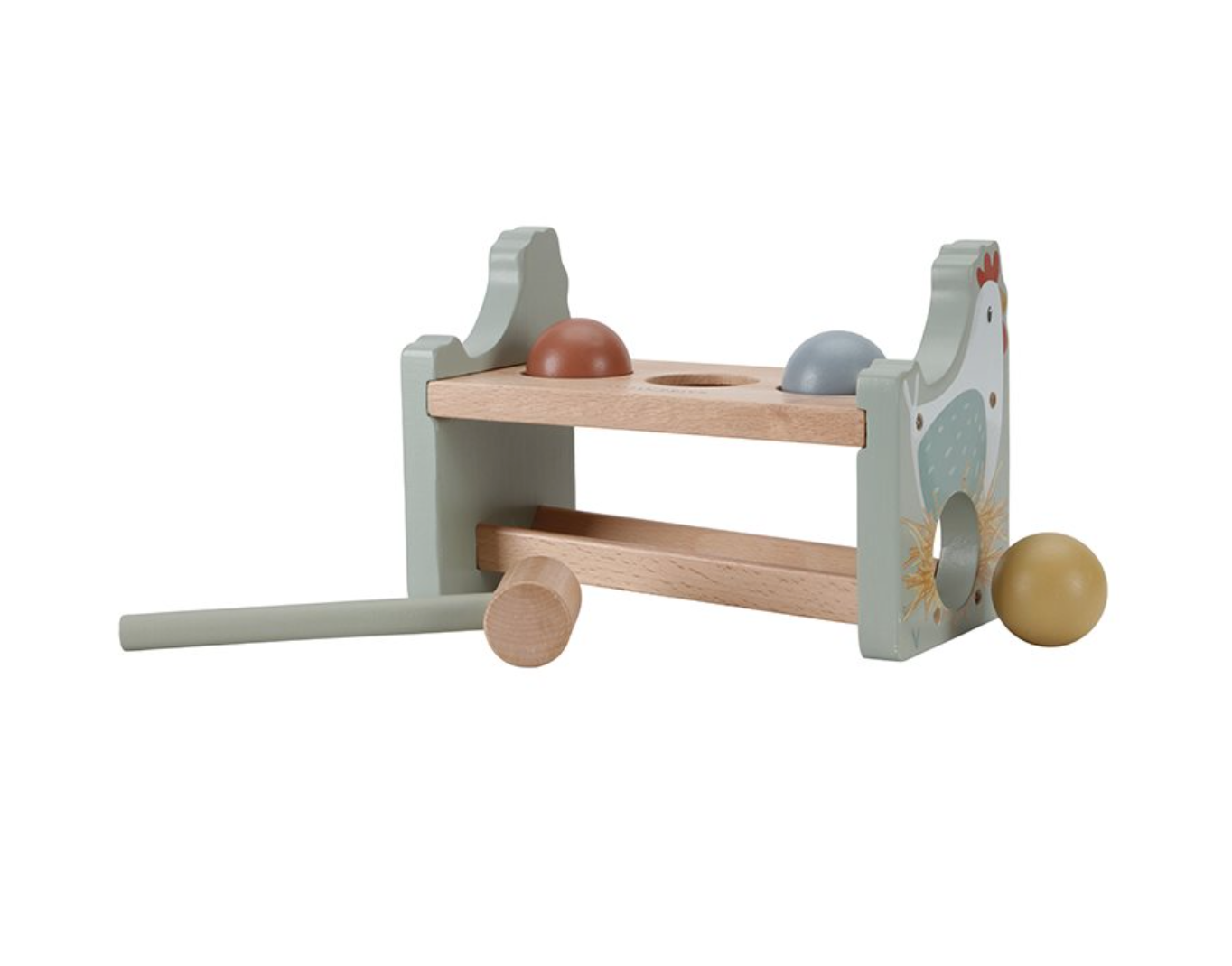 Little Dutch Hammerbank mit rollenden Kugeln, Little Farm