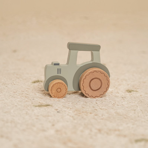 Little Dutch wooden car tractor